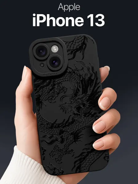 SCDesign Чехол на iPhone 13 с драконом