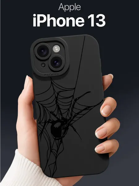 SCDesign Чехол на iPhone 13 с пауком