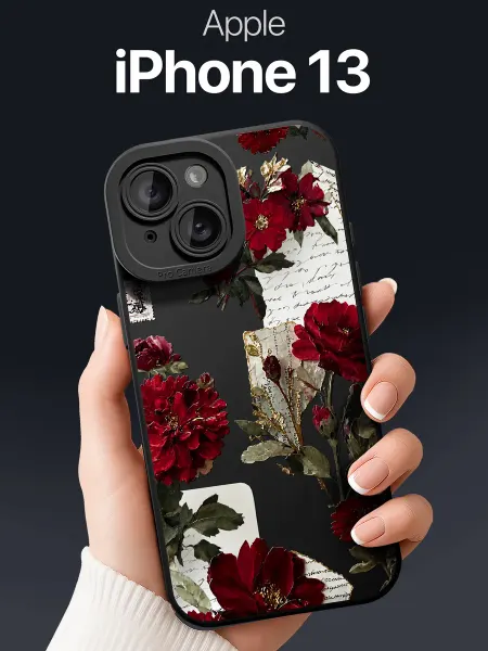SCDesign Чехол на iPhone 13 с розами