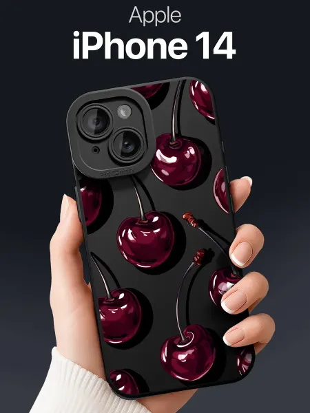 SCDesign Чехол на iPhone 14 с вишней