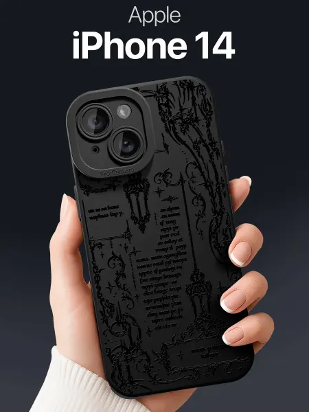 SCDesign Чехол на iPhone 14 с готическим принтом