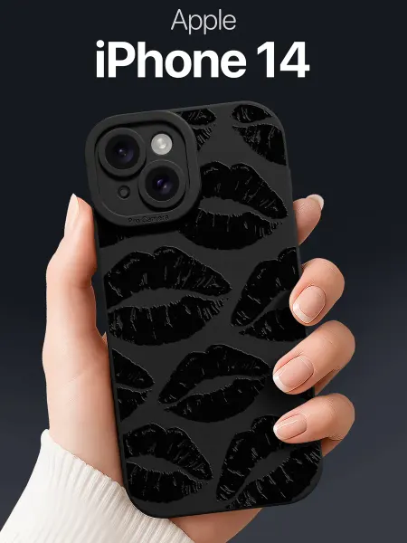 SCDesign Чехол на iPhone 14 поцелуями