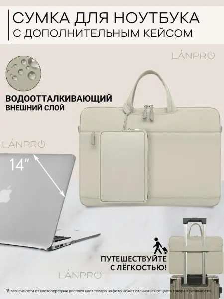 LANPRO Сумка для ноутбука до 14"