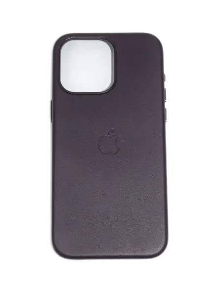 Apple Чехол на iPhone 15 Pro Leather Vegan с логотипом