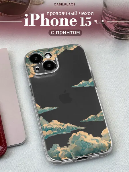 Case Place Чехол на iPhone 15 Plus красивый