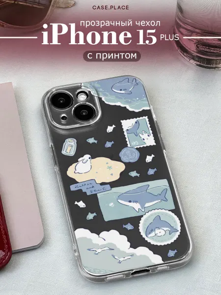 Case Place Чехол на iPhone 15 Plus летний