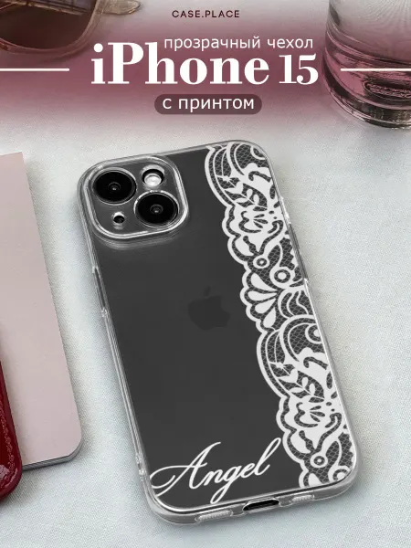 Case Place Чехол на iPhone 15 кружевной