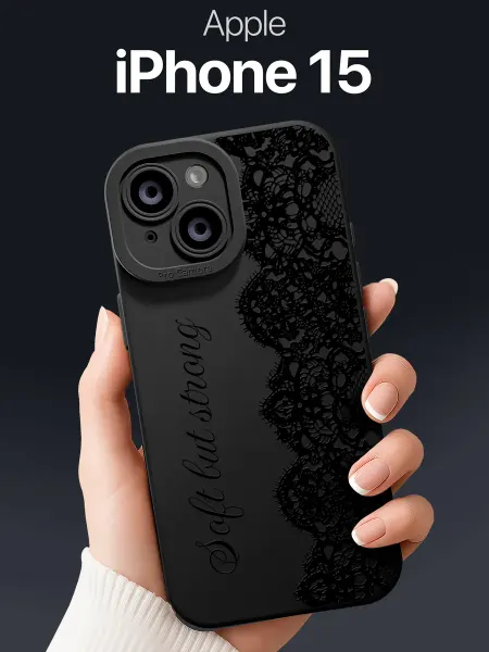 SCDesign Чехол на iPhone 15 с кружевом