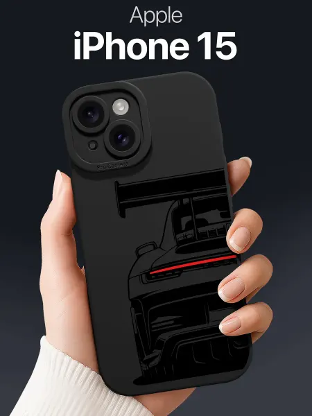 SCDesign Чехол на iPhone 15 с машиной
