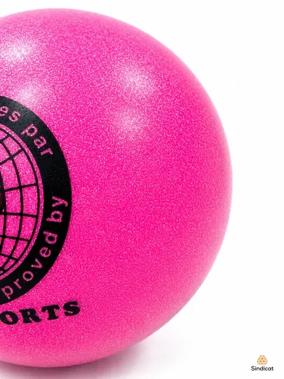 Мяч художественной гимнастики TA Sport, блестящий (с глянцевым покрытием) диаметр 15–18 см