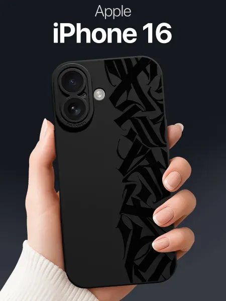 SCDesign Чехол на iPhone 16 с каллиграфией