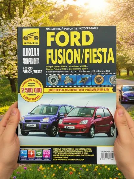 ТРЕТИЙ РИМ Книга Ford Fusion, Fiesta с 2001 г. руководство по ремонту