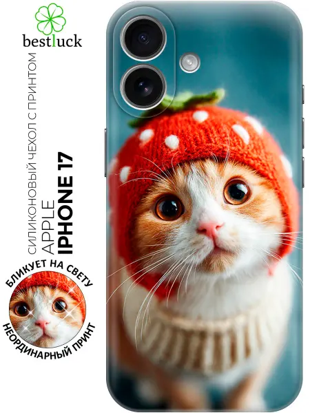 Bestluck Чехол на Apple iPhone 17 с котиком
