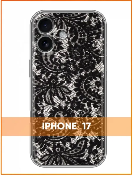 Case Face Чехол на Iphone 17 с принтом Кружева