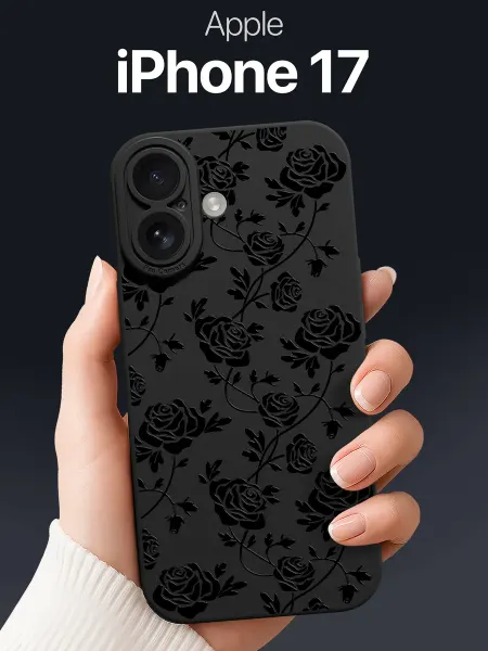 SCDesign Чехол на iPhone 17 с розами