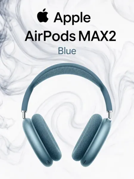 Нет бренда AirPots Max 2 Blue ANC — беспроводные наушники