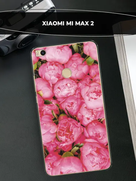 Xiaomi Чехол на Mi Max 2 пионы