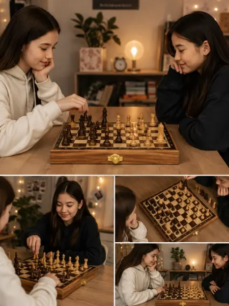 Шахматы, классическая стратегическая игра, шахматная доска, настольная игра для 2 игроков