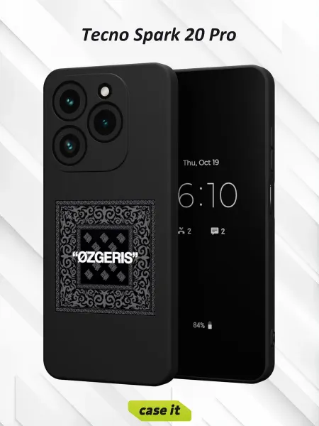 Case it Чехол на Tecno Spark 20 Proс принтом Ozgeris