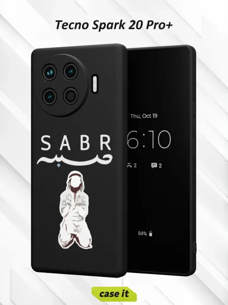 Case it Чехол на Tecno Spark 20 Pro +с принтом Sabr