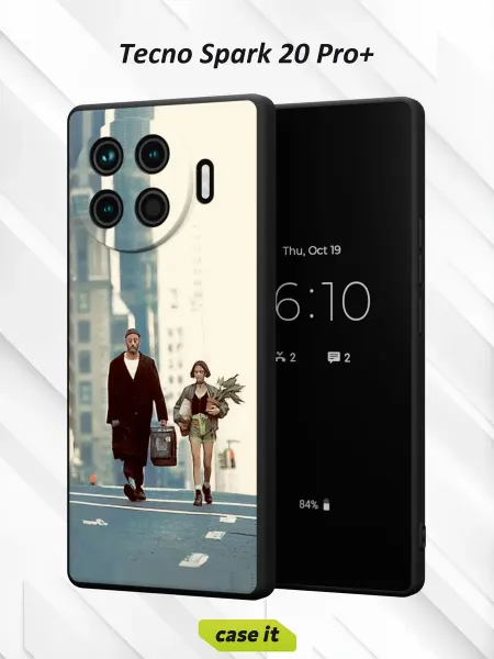 Case it Чехол на Tecno Spark 20 Pro +с принтом Леон