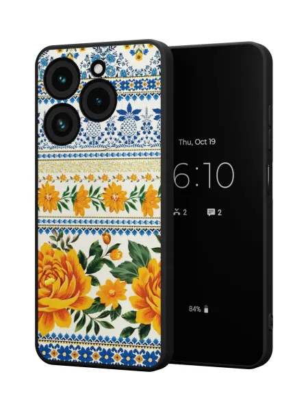 QuestCase Чехол на Tecno Spark 20 Pro с принтом Узоры