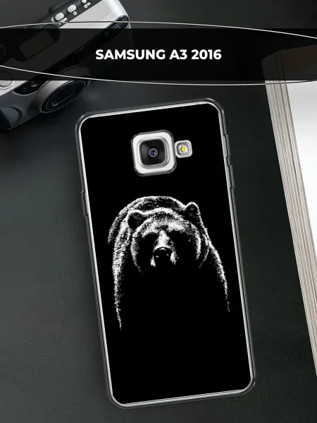 Samsung Чехол на Galaxy A3 2016 с медведем