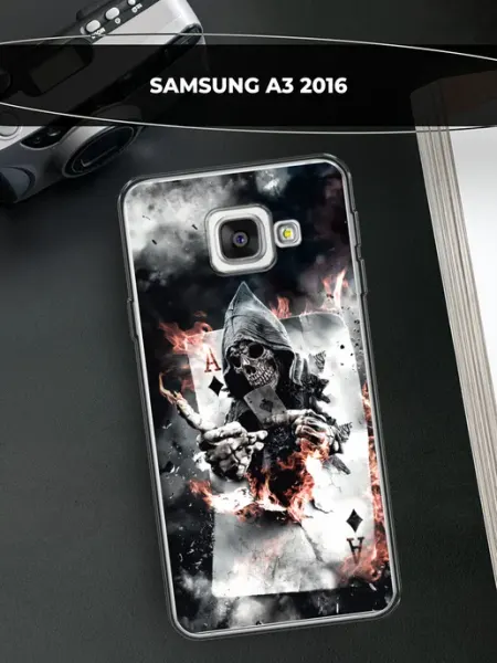 Samsung Чехол на Galaxy A3 2016 скелет
