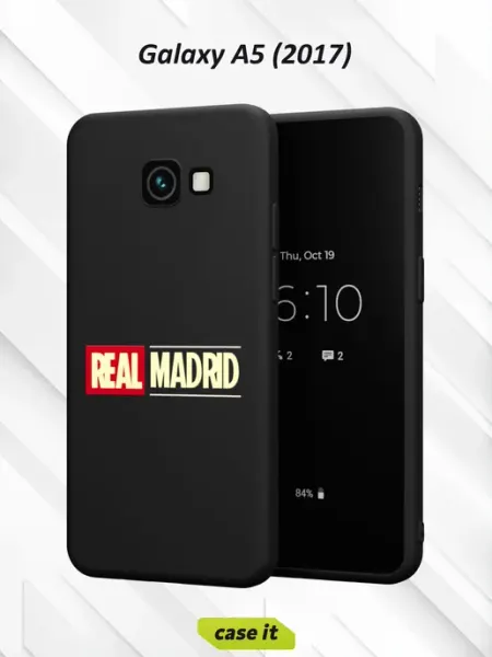 Case it Чехол на Samsung A5 2017с принтом Real Madrid FK