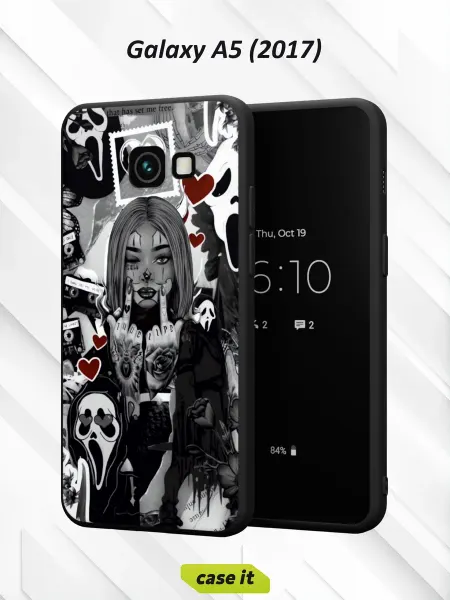 Case it Чехол на Samsung A5 2017с принтом Готическая девушка