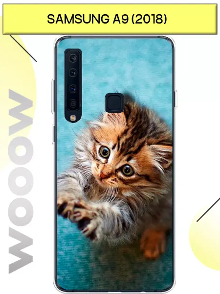 Samsung Чехол на Galaxy A9 2018 кот