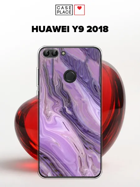 Huawei Чехол на Y9 2018 мрамор