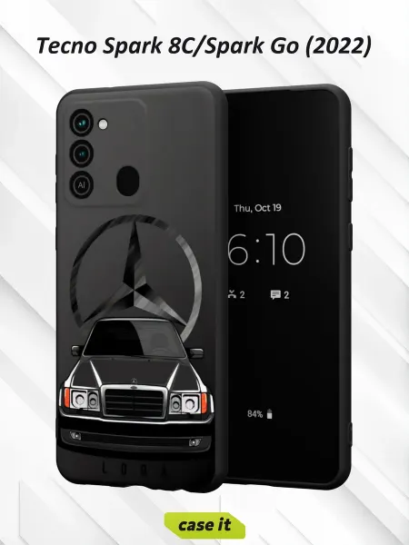 Case it Чехол на Tecno Spark 8C GO 2022 Mercedes-Benz E-Class W124