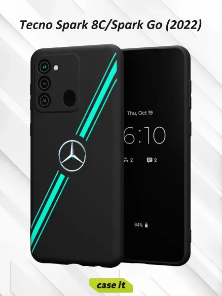 Case it Чехол на Tecno Spark 8C GO 2022 Mercedes-AMG Petronas F1