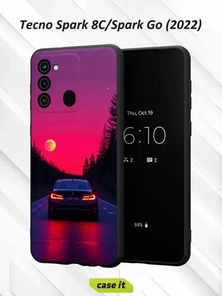 Case it Чехол на Tecno Spark 8C GO 2022с принтом BMW F90