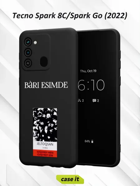 Case it Чехол на Tecno Spark 8C GO 2022с принтом BÀRI ESIMDE