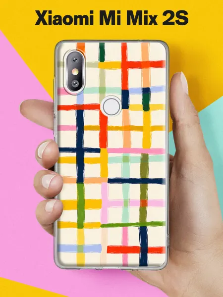 Xiaomi Чехол на Mi Mix 2S с принтом Плетёные ленты