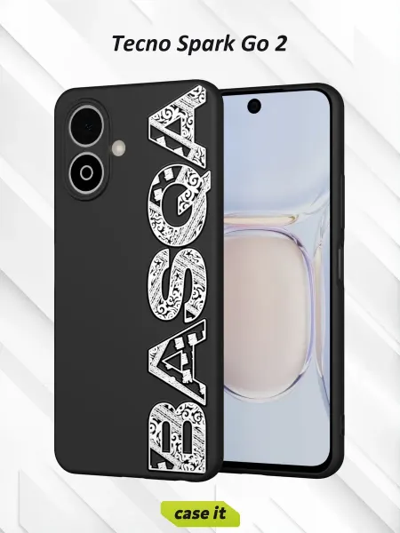 Case it Чехол на Tecno Spark Go 2с принтом BASGA