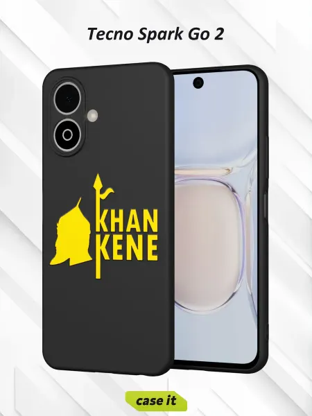 Case it Чехол на Tecno Spark Go 2с принтом Khan Kene