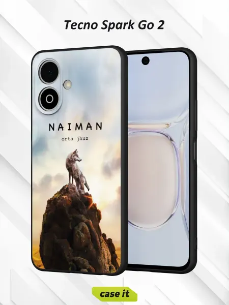 Case it Чехол на Tecno Spark Go 2с принтом NAIMAN
