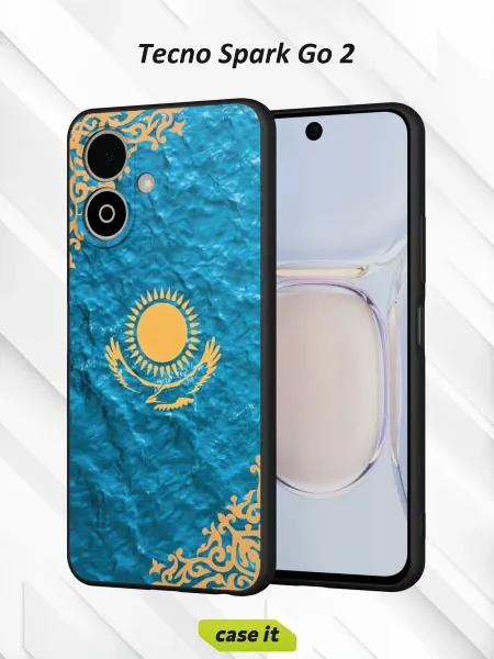 Case it Чехол на Tecno Spark Go 2с принтом государственный флаг