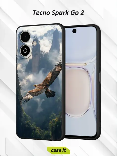 Case it Чехол на Tecno Spark Go 2с принтом Парящий в небе