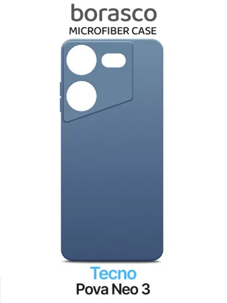 BORASCO Чехол Tecno Pova Neo 3 Microfiber Case