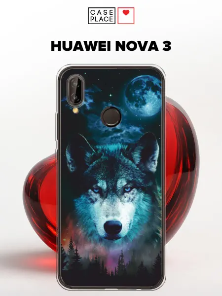 Huawei Чехол на Nova 3 волк