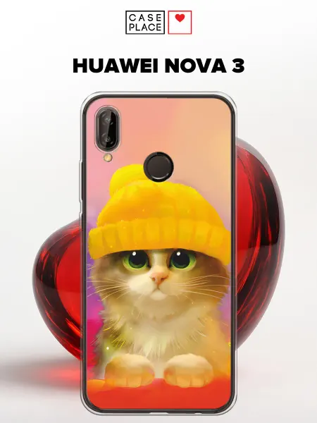 Huawei Чехол на Nova 3 кот