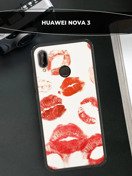 Huawei Чехол на Nova 3 с поцелуями