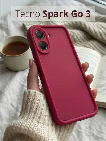 РИНОФОН Ударопрочный чехол на Tecno Spark Go 3 с высокими бортами
