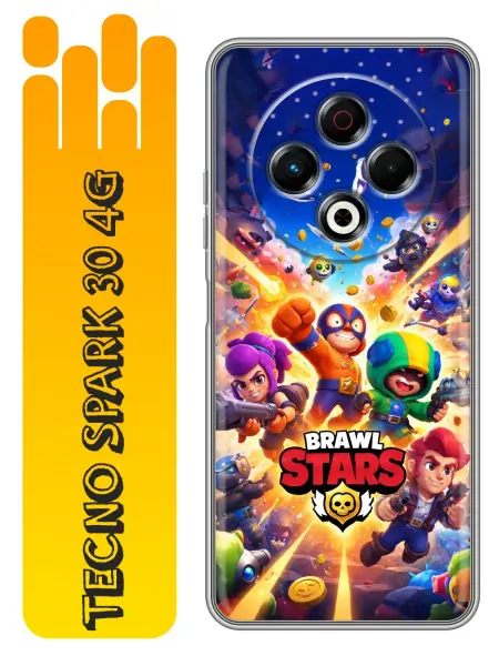 360skin Чехол на Tecno Spark 30 4G Броул Старс для мальчика