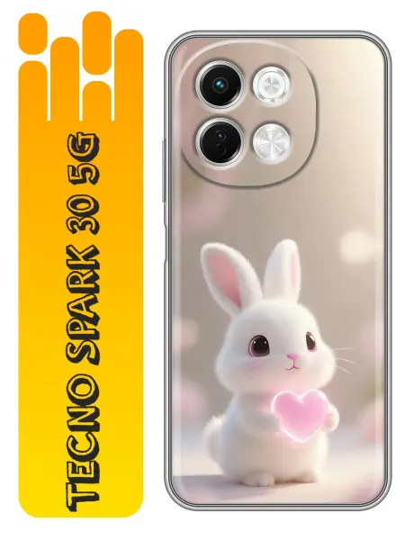 360skin Чехол на Tecno Spark 30 5G кролик женский