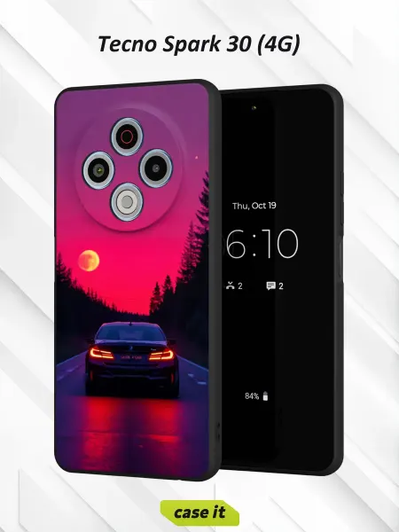 Case it Чехол на Tecno Spark 30 4Gс принтом BMW F90